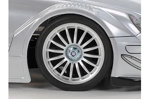 Tamiya TT-02 Mercedes-Benz CLK-AMG RC Car Electric 4WD 1/10 Scale Kit (no ESC) - Silver image 83999