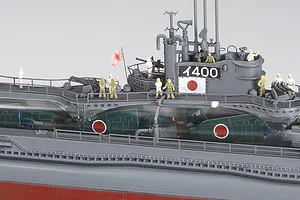 Tamiya 1/350 Japanese Navy Sub I-400 (Special Edition) Model Kit image 84050