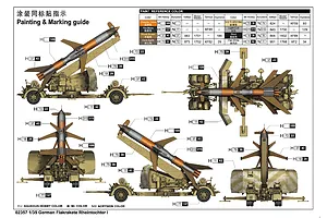 Trumpeter 1/35 German Flakrakete Rheintochter "Rhine Daughter" Type 1 Rocket Model Kit image 84086