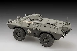 Trumpeter 1/72 US M706 "Commando" Vietnam War Armoured Car Model Kit image 84097
