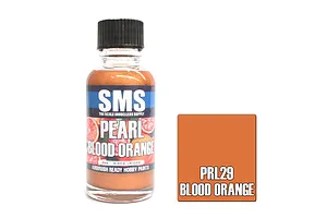 Scale Modellers Supply Pearl Blood Orange Acrylic Lacquer Paint 30ml image 84107