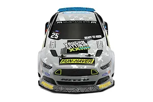 HPI 1/10 Ford Mustang VGJR Fun Haver V2 Painted Body Shell - Silver image 84116