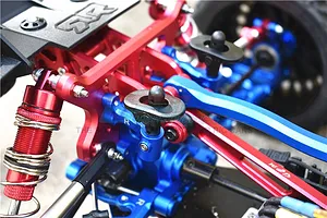 GPM Silver Aluminium Rear Body Post Mounts 2Pcs image 84247