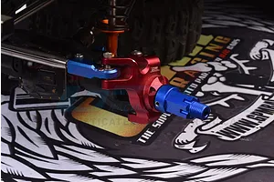 GPM Blue Aluminium 17mm (+20mm) Wheel Hex Adapters Set image 84259