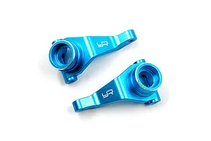 Yeah Racing Blue Aluminium Front Steering Hubs 2Pcs