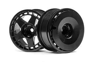 HPI 1.9" Fifteen52 Turbomac Black Rims 2Pcs image 8472