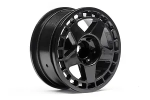 HPI 1.9" Fifteen52 Turbomac Black Rims 2Pcs image 8474