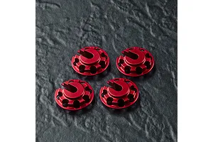 MST Red Lightweight Aluminium Lowered Shock Mounts image 84755