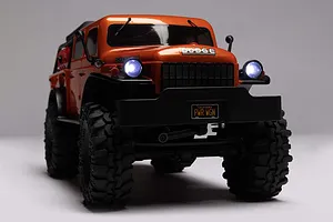 Axial SCX24 Dodge Power Wagon RC Rock Crawler Electric 4WD 1/24 Scale RTR - Orange image 84771