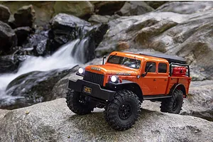 Axial SCX24 Dodge Power Wagon RC Rock Crawler Electric 4WD 1/24 Scale RTR - Orange image 84776