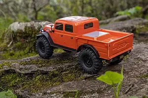 Axial SCX24 Dodge Power Wagon RC Rock Crawler Electric 4WD 1/24 Scale RTR - Orange image 84778