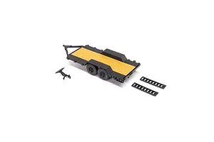 Axial 1/24 SCX24 Flat Bed Vehicle Trailer image 84813