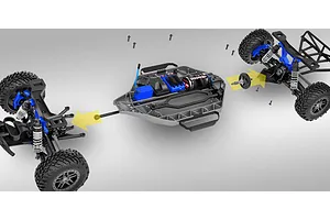 Traxxas Slash 4X4 BL-2S RC Short Course Truck Electric Brushless 4WD 1/10 Scale RTR image 84828