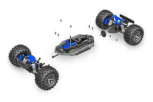 Traxxas Stampede 4x4 BL-2S RC Monster Truck Electric Brushless 4WD 1/10 Scale RTR image 84869