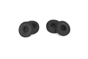 Pro-Line 1.0" Maxxis Trepador on Black Holcomb - Beadlocked Wheels 4Pcs image 85049