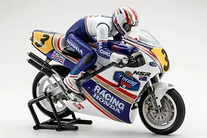 Kyosho 1/8 Honda NSR500 1991 Hanging On Racing Electric RC Motorcycle Kit image 85076