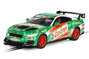 Scalextric 1/32 Ford Mustang GT4 &amp;#039;Castrol Drift Car&amp;#039; Slot Car image 85212