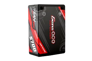 Gens Ace 7.4V 5700mAh 60C 2S3P Hard Case LiPo Battery image 3