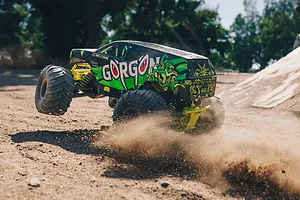 ARRMA Gorgon 4X2 Mega 550 RC Monster Truck Electric 2WD 1/10 Scale RTR - Yellow image 85316