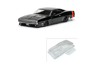 Pro-Line 1/10 1970 Dodge Charger Drag Car Unpainted Body Shell - Clear image 85341