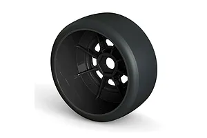 Pro-Line 1/7 Goodyear Nascar 42/100 Belted Tyres On Black Rims 2Pcs image 85351