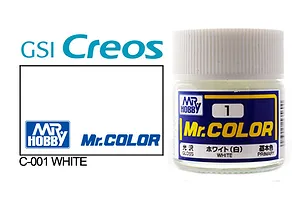 Mr Color White Gloss Acrylic Paint 10ml