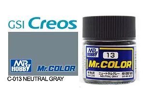 Mr Color Neutral Grey Semi Gloss Acrylic Paint 10ml image 85378