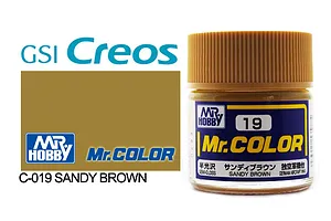 Mr Color Sandy Brown Semi Gloss Acrylic Paint 10ml