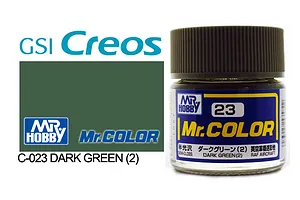 Mr Color Dark Green 2 Semi Gloss Acrylic Paint 10ml