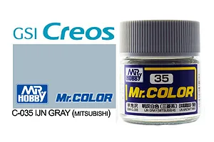 Mr Color IJN Grey (Mitsubishi) Semi Gloss Acrylic Paint 10ml