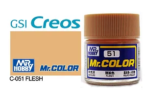 Mr Color Flesh Semi Gloss Acrylic Paint 10ml