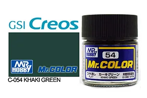 Mr Color Khaki Green Flat Acrylic Paint 10ml image 85417