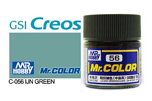 Mr Color IJN Grey Green (Nakajima) Semi Gloss Acrylic Paint 10ml