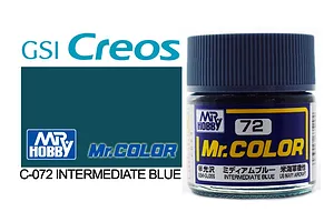 Mr Color Intermediate Blue Semi Gloss Acrylic Paint 10ml
