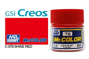 Mr Color Shine Red Gloss Acrylic Paint 10ml