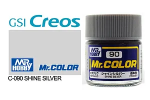 Mr Color Metallic Shine Silver Acrylic Paint 10ml