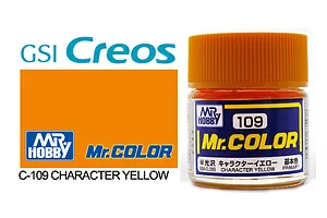 Mr Color Character Yellow Semi Gloss Acrylic Paint 10ml