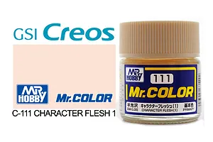 Mr Color Character Flesh 1 Semi Gloss Acrylic Paint 10ml