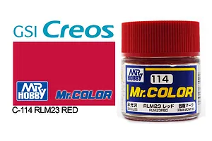 Mr Color RLM23 Red Semi Gloss Acrylic Paint 10ml