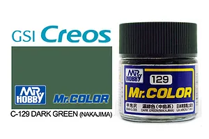 Mr Color Dark Green (Nakajima) Semi Gloss Acrylic Paint 10ml