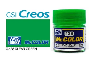Mr Color Clear Green Gloss Acrylic Paint 10ml