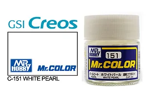 Mr Color White Pearl Acrylic Paint 10ml image 85481