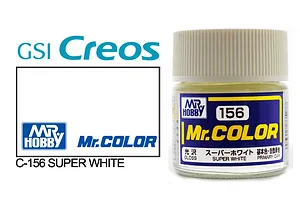 Mr Color Super White IV Gloss Acrylic Paint 10ml