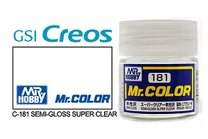 Mr Color Super Clear Semi Gloss Acrylic Paint 10ml