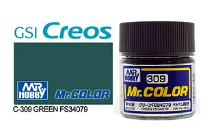 Mr Color Green FS34079 Semi Gloss Acrylic Paint 10ml