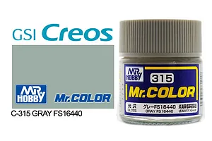 Mr Color Grey FS16440 Gloss Acrylic Paint 10ml