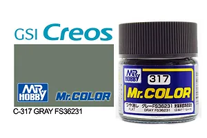 Mr Color Grey FS36231 Flat Acrylic Paint 10ml
