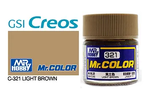 Mr Color Light Brown Semi Gloss Acrylic Paint 10ml
