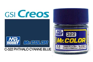 Mr Color Phalocyanne Blue Gloss Acrylic Paint 10ml
