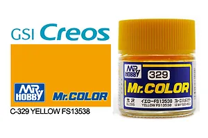 Mr Color Yellow FS13538 Gloss Acrylic Paint 10ml